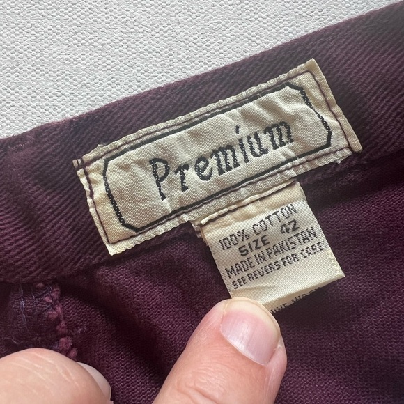 NWT Vintage Premium Mens Jean Short 42x11 12" Wide Leg (D3) - Picture 8 of 11